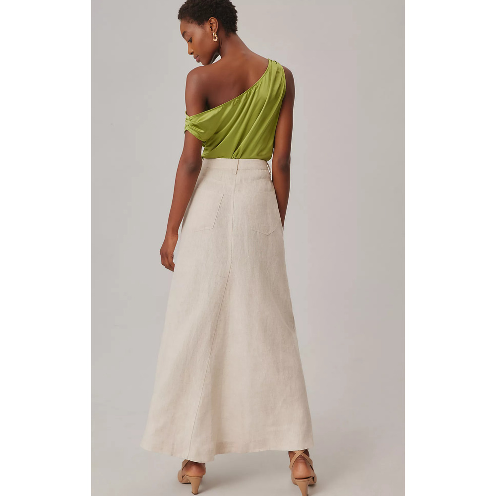 Reformation Linen Maxi Skirt - New Size 12 - Picture 4 of 5
